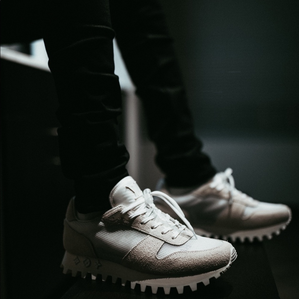 Louis Vuitton Runner Trainer Beige White